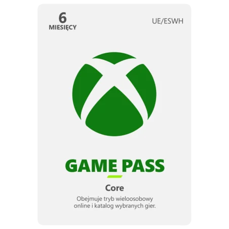 Xbox Game Pass Core – 6-miesięczne członkostwo