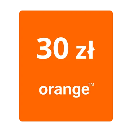 Doładowanie Orange 30 PLN