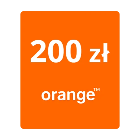 Doładowanie Orange 200 PLN