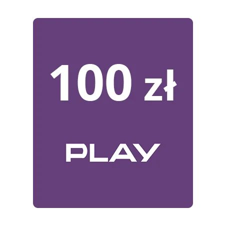 Doładowanie Play 100 PLN