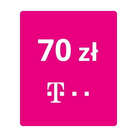 Doładowanie T-Mobile 70 PLN